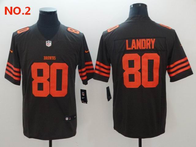 Men's Cleveland Browns #80 Jarvis Landry Jesey NO.2;